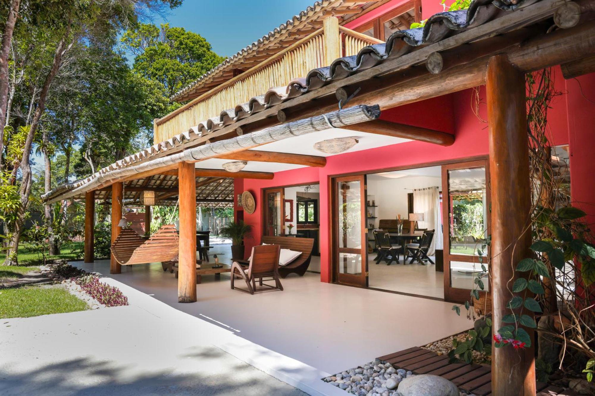 塞古罗港Casa Rosa Coqueiros别墅 外观 照片