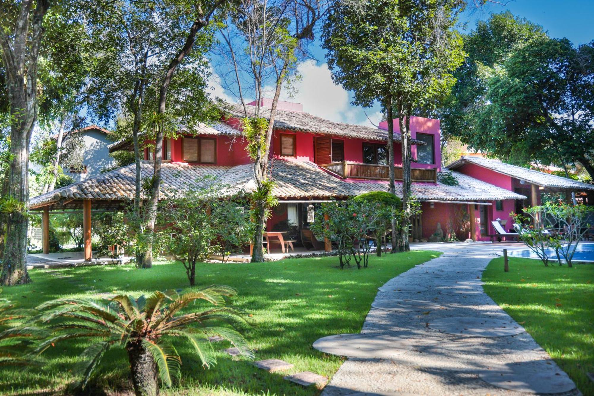 塞古罗港Casa Rosa Coqueiros别墅 外观 照片